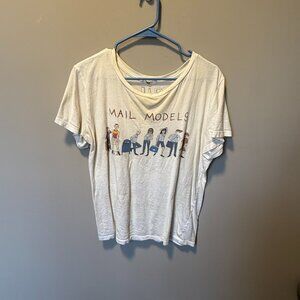 Unfortunate Portrait Male Mail models tee - L